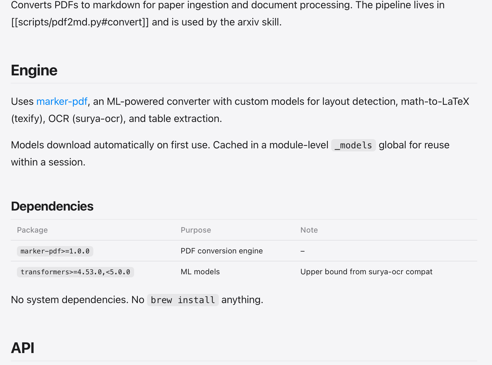 Screenshot of a markdown spec